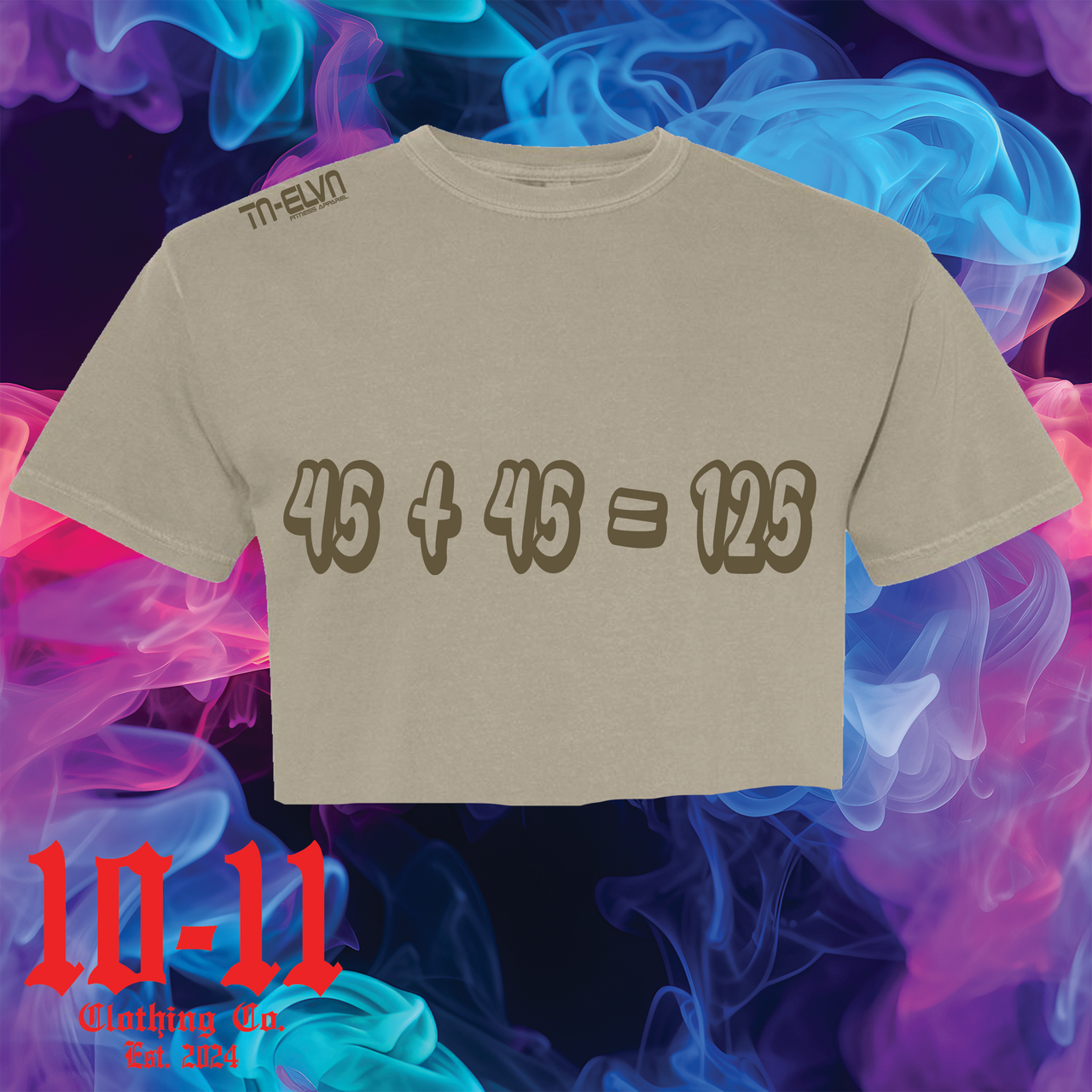 45 + 45 = 125 Comfort Colors Cropped Tee