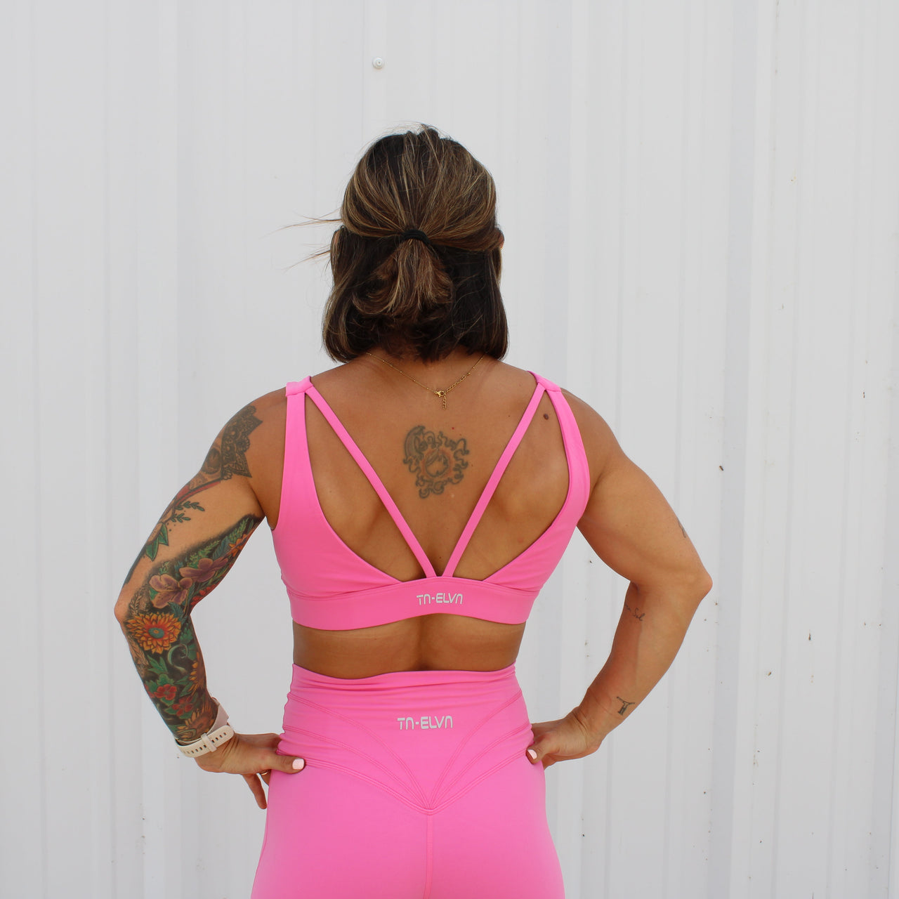 Lucille Pink Sorbet Sports Bra
