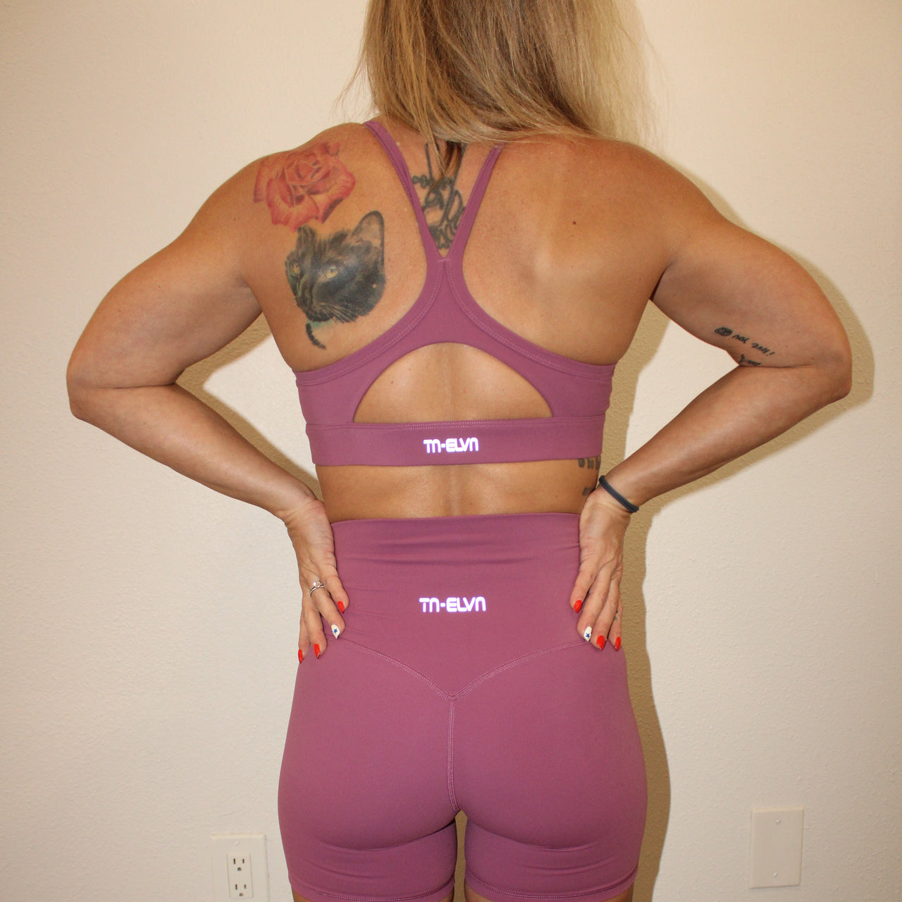 Ella Petal Pink Sports Bra