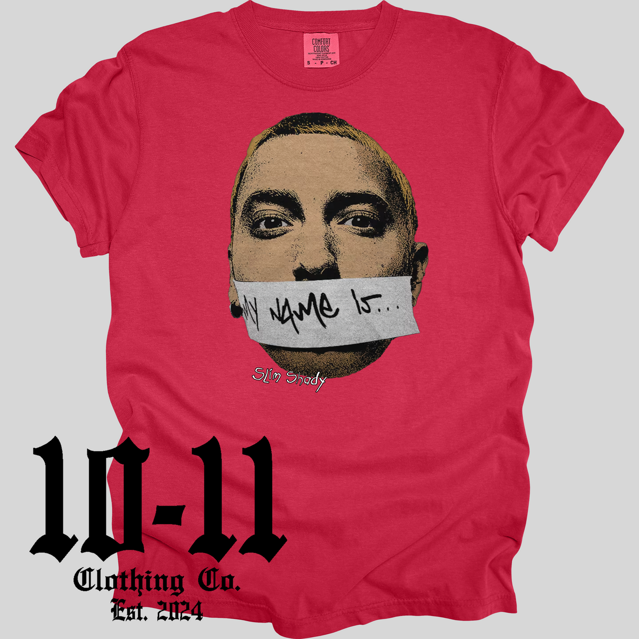 Slim Shady Red Comfort Colors Tee
