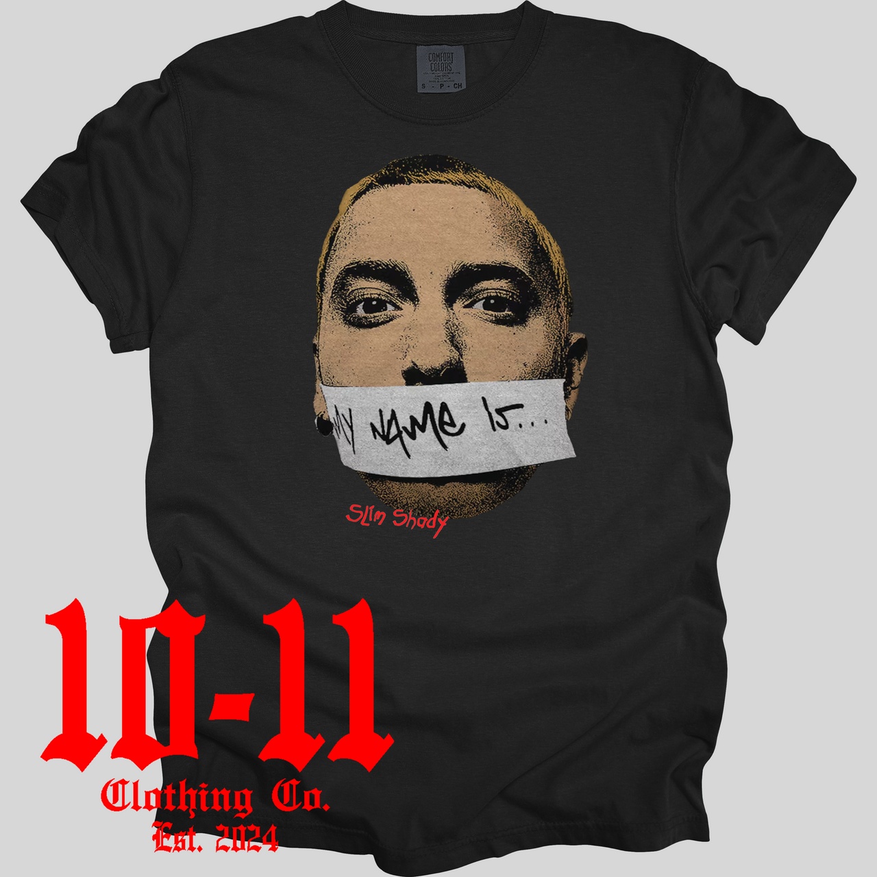 Slim Shady Black Comfort Colors Tee